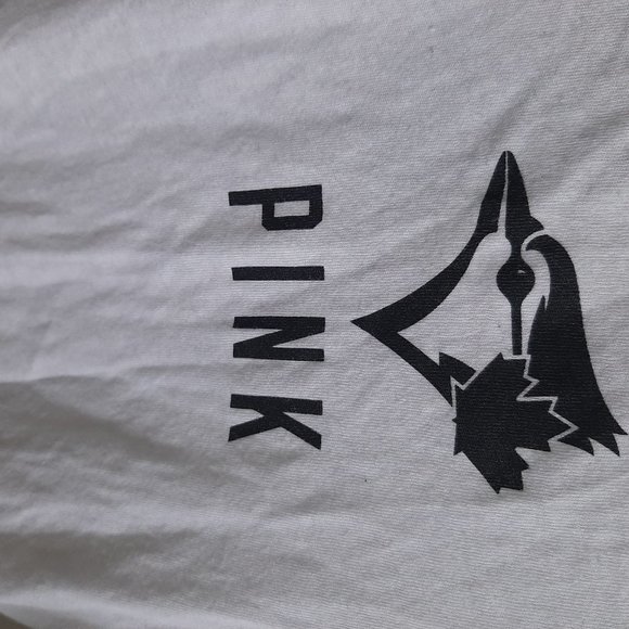 Pink Victoria Secrets XS Lucky BlueJaysTee LongSlv - Picture 2 of 5
